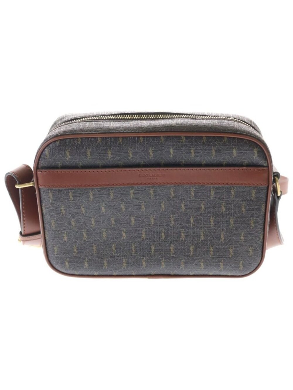 Saint Laurent Paris Monogram Camera Bag Cassandra Bag Brown